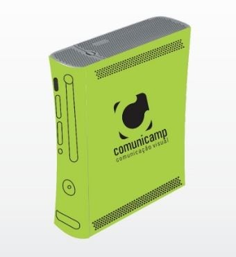 Skin Adesivo Personalizado Xbox 360 Fat (Arcade)