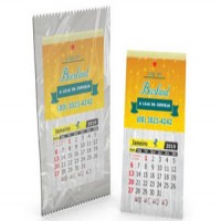 Imã de Geladeira + Calendário Embalado Individual